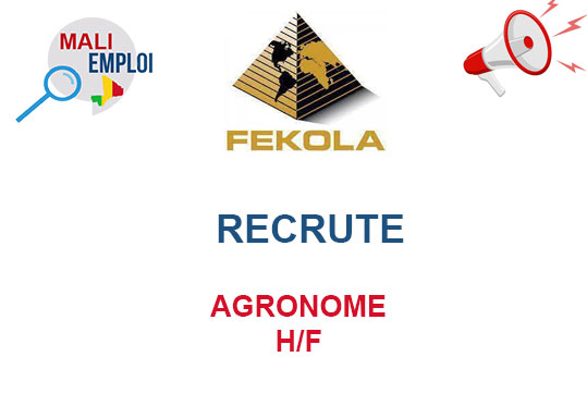 FEKOLA RECRUTE AGRONOME H/F 