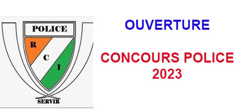 OUVERTURE CONCOURS DE POLICE 2023 