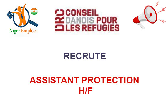DRC RECRUTE ASSISTANT PROTECTION H/F