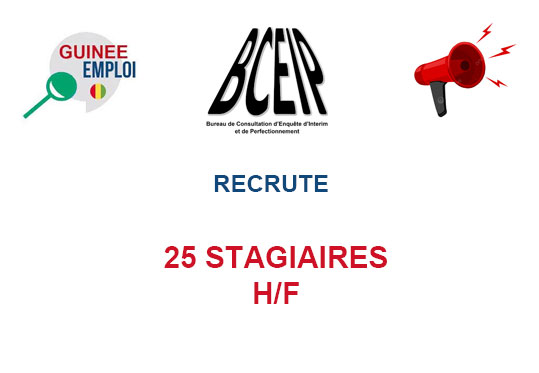 GROUPE BCEIP RECRUTE DES STAGIAIRES H/F