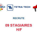 TETRA TECH RECRUTE 09 STAGIAIRES H/F