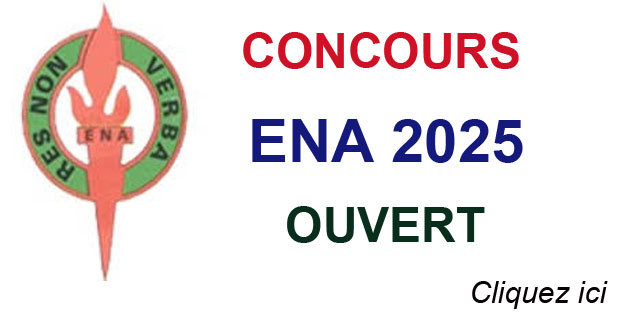 CONCOURS ENA 2025 - LIEN D'INSCRIPTION