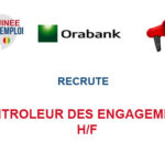 ORABANK GUINEE RECRUTE CONTROLEUR DES ENGAGEMENTS H/F