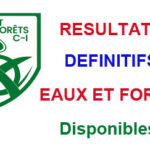 RESULTATS DEFINITIFS EAUX ET FORETS DISPONIBLES