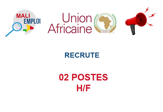 UNION AFRICAINE RECRUTE 02 POSTES H/F