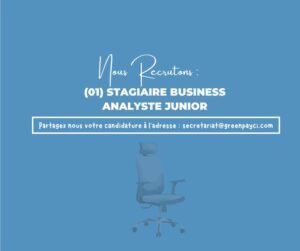 GREEN PAY CI RECRUTE STAGIAIRE BUSINESS ANALYSTE JUNIOR H/F