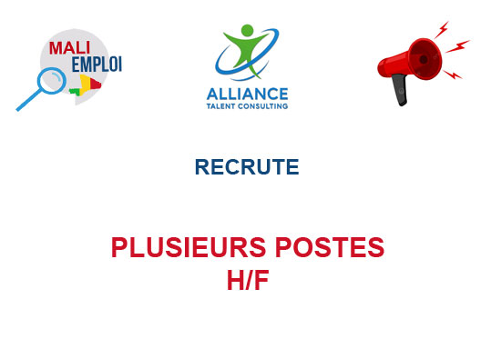 ALLIANCE TALENT CONSULTING RECRUTE PLUSIEURS POSTES H/F