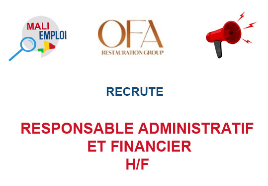 OFA RESTAURATION GROUP RECRUTE RESPONSABLE ADMINISTRATIF ET FINANCIER H/F