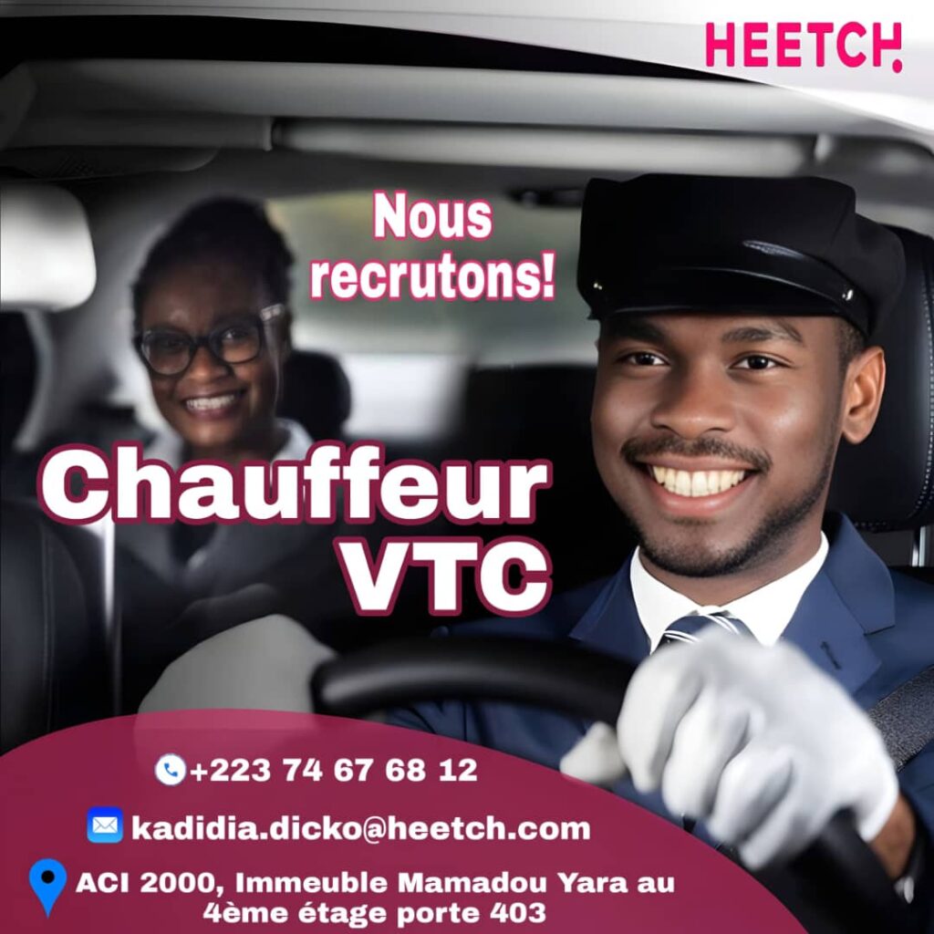 HEETCH MALI RECRUTE CHAUFFEUR VTC