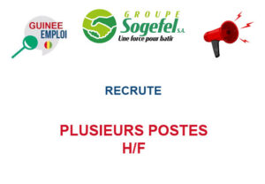 SOGEFEL RECRUTE PLUSIEURS POSTES H/F PLOS