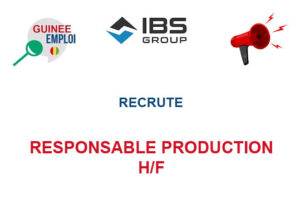GROUPE IBS RECRUTE RESPONSABLE PRODUCTION H/F RESPRO