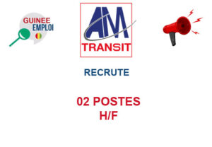 AM-TRANSIT RECRUTE 02 POSTES H/F 02-POS