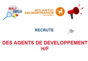 AMIFA RECRUTE DES AGENTS DE DEVELOPPEMENT H/F AGDEV