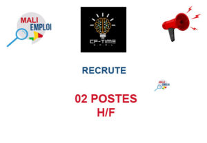 CF TIME RECRUTE 02 POSTES H/F CF