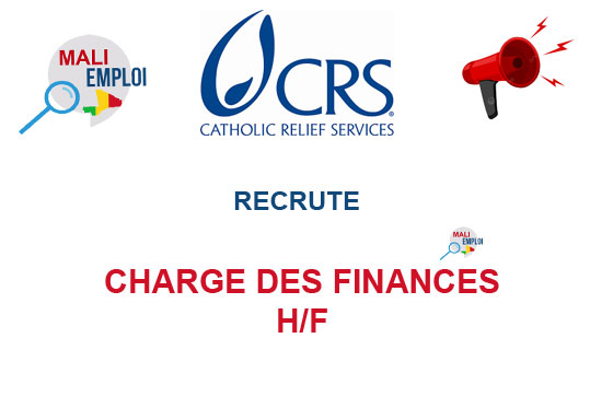 CRS MALI RECRUTE CHARGE DES FINANCES H/F