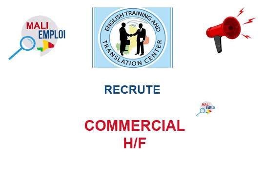 ENGLISH TRAINING AND TRANSLATION CENTER RECRUTE COMMERCIAL H/F