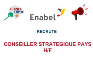ENABEL RECRUTE CONSEILLER STRATEGIQUE PAYS H/F CST