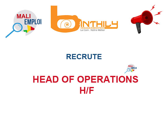 BINTHILY COMMUNICATION RECRUTE HEAD OF OPERATIONS H/F