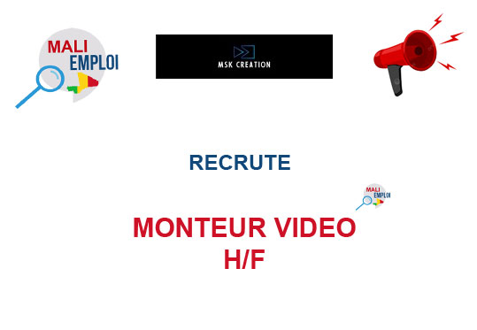 MSK CREATION RECRUTE MONTEUR VIDEO H/F