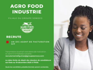 AGRO FOOD INDUSTRIE RECRUTE AGENT DE FACTURATION H/F AGRO FOOD INDUSTRIE RECRUTE AGENT DE FACTURATION H/F