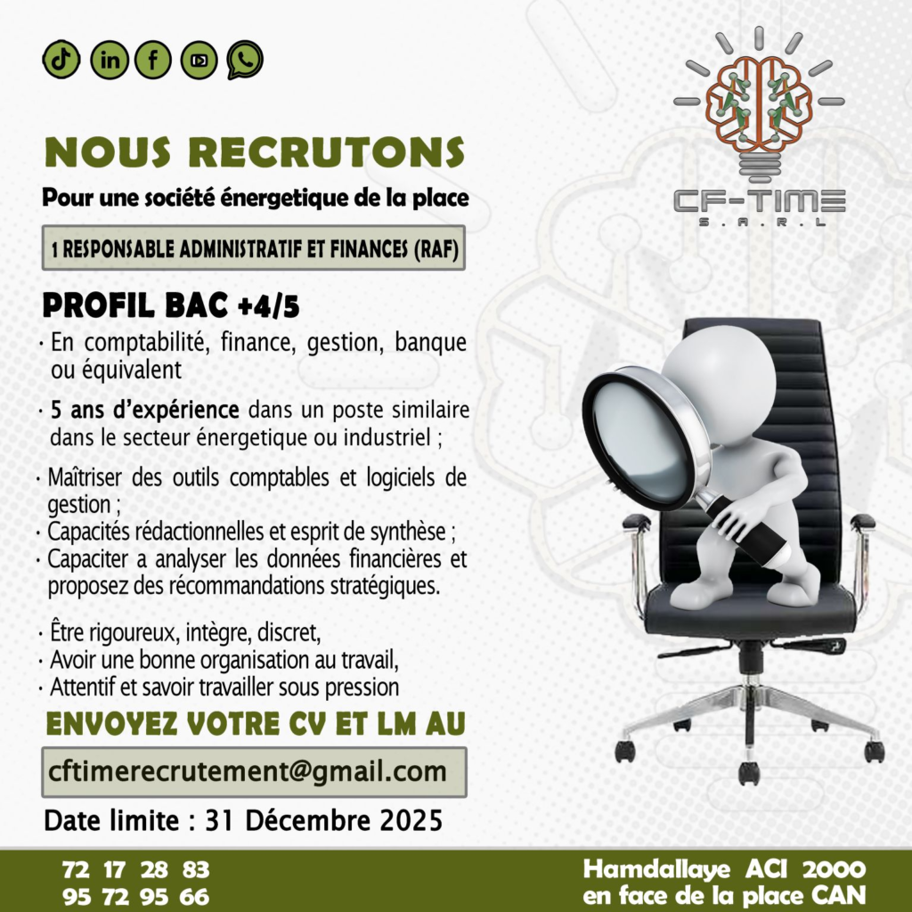 CF TIME RECRUTE PLUSIEURS POSTES H/F 