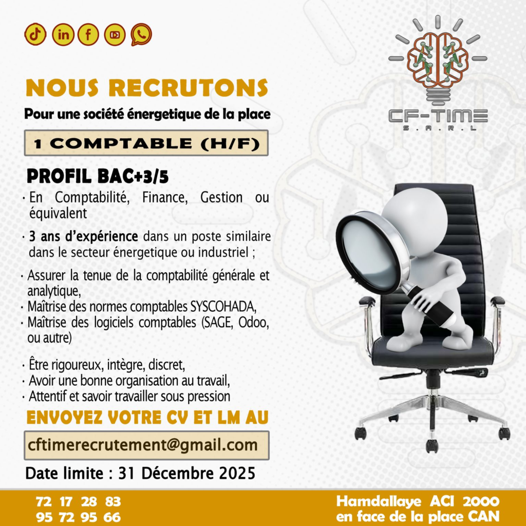 CF TIME RECRUTE PLUSIEURS POSTES H/F 