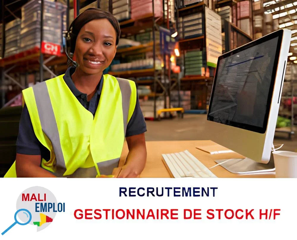 GRM MALI RECRUTE GESTIONNAIRE DE STOCK H/F