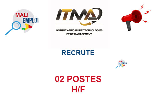 ITMA RECRUTE 02 POSTES H/F