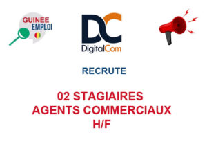 DIGITALCOM RECRUTE 02 STAGIAIRES H/F DIGITALCOM RECRUTE 02 STAGIAIRES H/F