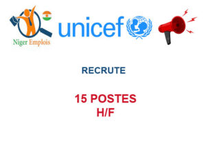 UNICEF NIGER RECRUTE 15 POSTES H/F