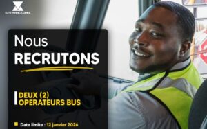 ELITE MINING SA RECRUTE 02 OPERATEURS BUS H/F 1767610807193