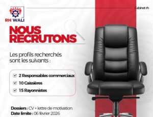 CABINET RH WALI RECUTE 27 POSTES H/F CABINET RH WALI RECUTE 27 POSTES H/F