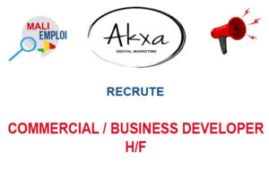 AKXA DIGITAL RECRUTE COMMERCIAL / BUSINESS DEVELOPER H/F COMBS