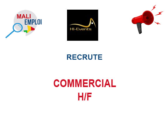 HI-EVENTS RECRUTE COMMERCIAL H/F