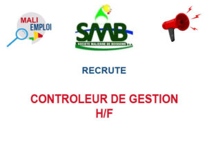 LA SOCIETE MALIENNE DE BOISSON RECRUTE CONTROLEUR DE GESTION H/F
