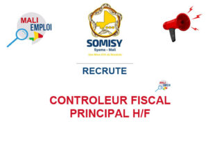 SOMISY RECRUTE CONTROLEUR FISCAL PRINCIPAL H/F