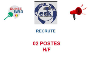 EDK MULTI-INDUSTRIE RECRUTE 02 POSTES H/F