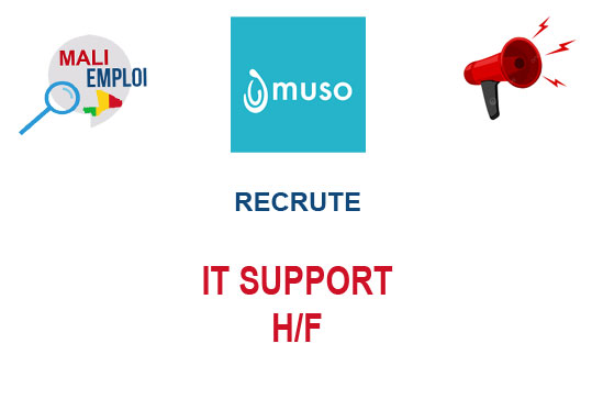 MUSO RECRUTE SUPPORT IT H/F