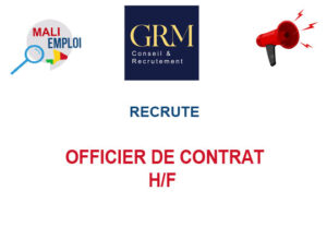 GRM MALI RECRUTE OFFICIER DE CONTRAT H/F OCF