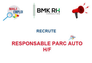 BMK RH RECRUTE RESPONSABLE PARC AUTO H/F BMK RH RECRUTE RESPONSABLE PARC AUTO H/F