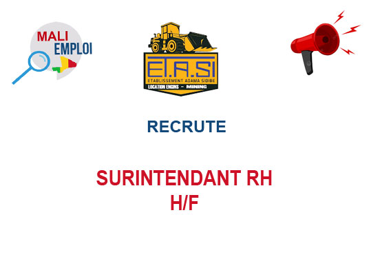 ETASI MALI RECRUTE SURINTENDANT RH H/F