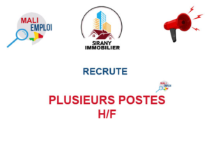 SIRANY IMMOBILIER RECRUTE PLUSIEURS POSTES H/F image