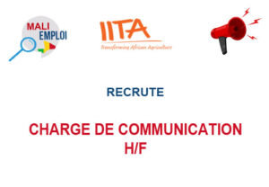 IITA RECRUTE CHARGE DE COMMUNICATION H/F CHARCOMMM
