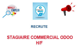 FATIMA TECH RECRUTE STAGIAIRE COMMERCIAL ODOO H/F STGCOMOD