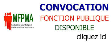 CONVOCATION CONCOURS FONCTION PUBLIQUE 2026 DISPONIBLE