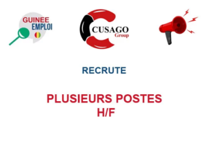 CUSAGO GROUP RECRUTE PLUSIEURS POSTES H/F image