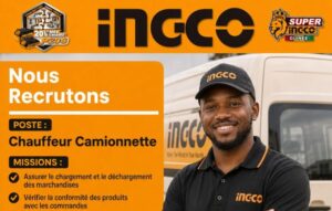 INGCO GUINEE RECRUTE CHAUFFEUR DE CAMIONNETTE H/F 1785668892683