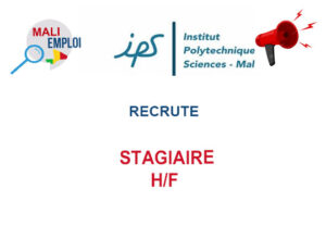 IP SCIENCES MALI RECRUTE STAGIAIRE H/F STGIP