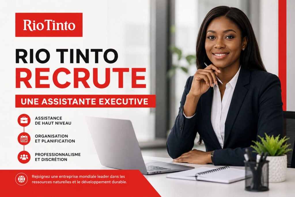 Recrutement Rio Tinto Guinée 2026