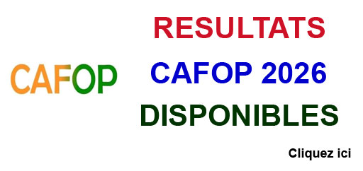 Résultats CAFOP 2026